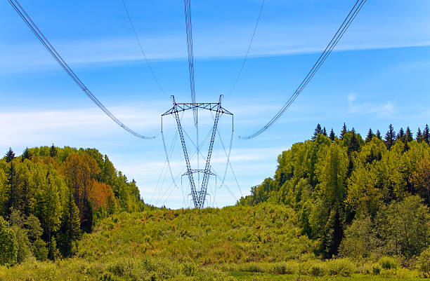 istock High-voltage line of electricity transmissions 152938652