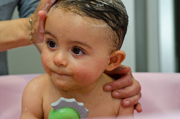 istock Baby Girl Enjoying Bath 152938683