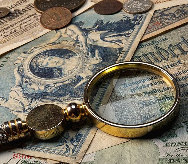 istock Old money with a lope on it 152941065