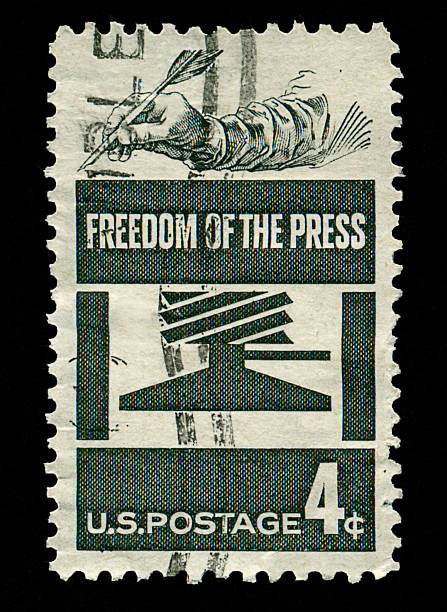 istock Four Cent Freedom of the Press Stamp 152941164