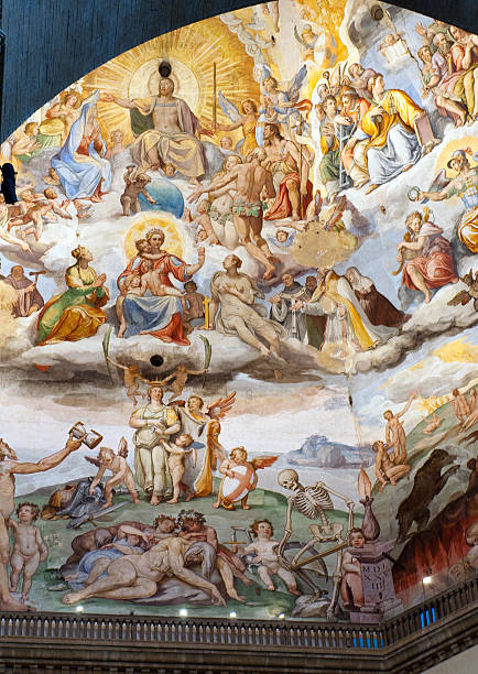 istock Ceiling in dome of Duomo 152941912
