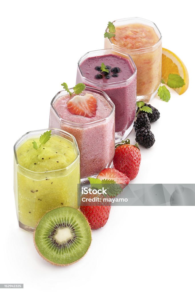 Frullato alla frutta - Foto stock royalty-free di Alimentazione sana