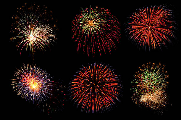 istock Colorful fireworks bursts 152942626