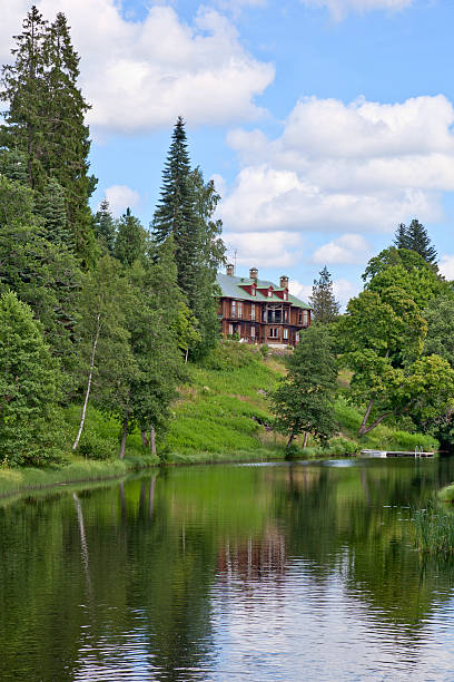istock Manor house by the river 152942944