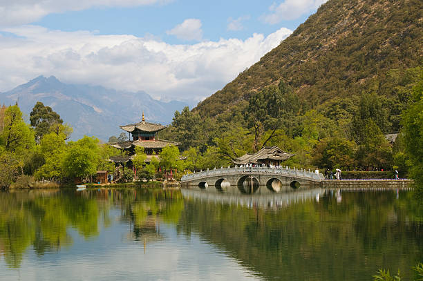 istock Black dragon pool, Lijiang, China 152943609