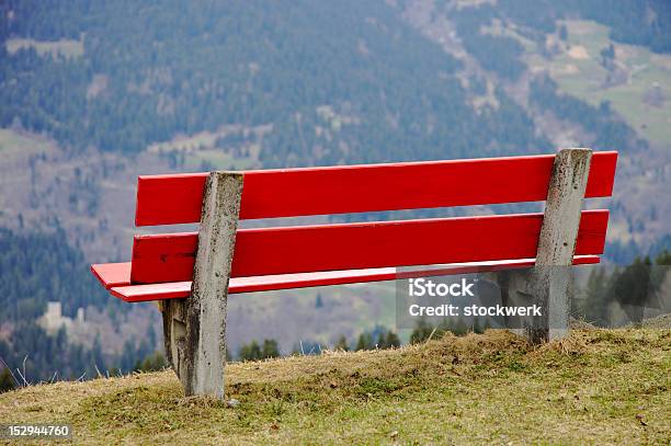 Red Bank Xxxl Stockfoto und mehr Bilder von Schweiz - Schweiz, Sitzbank, Alpen