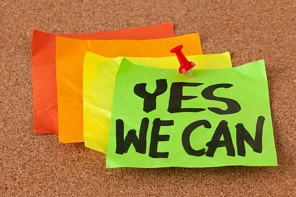 istock yes we can motivational phrase 152944916