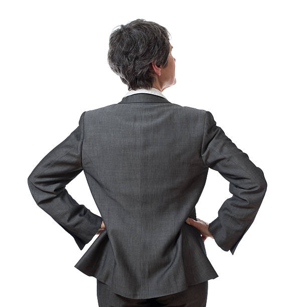 istock back of businesswoman 152945642
