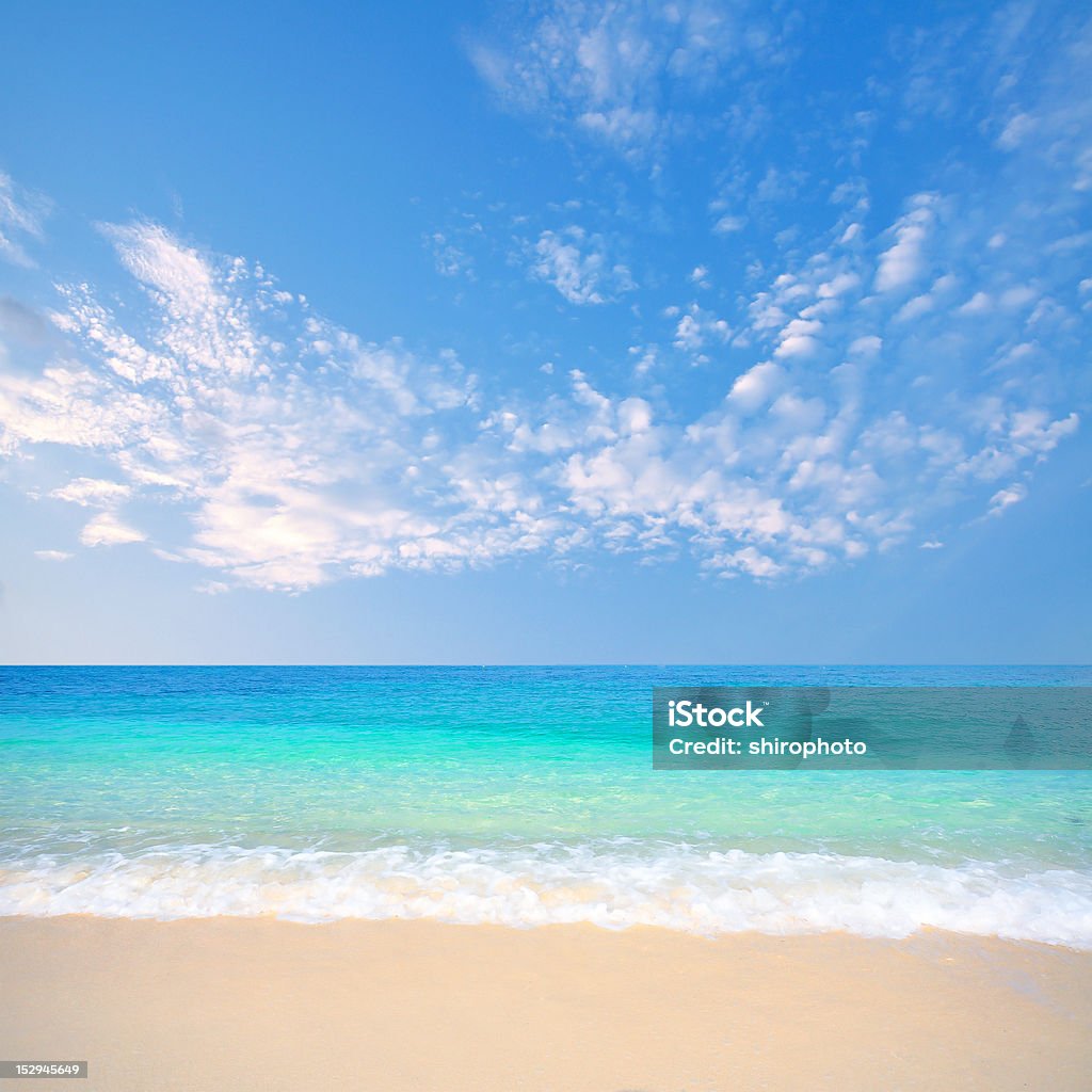 Beach and sea Backgrounds Stock Photo