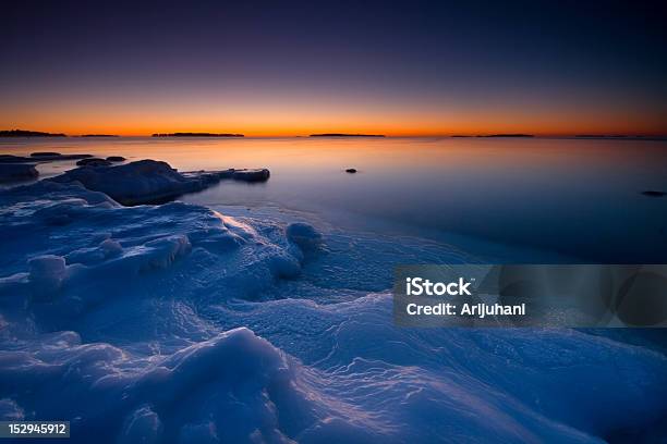 Sunrise On Icy Beach Stock Photo - Download Image Now - Arctic, Beach, Beauty