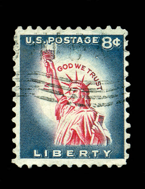 istock 8-cent Statue of Liberty Postage Stamp 152946248