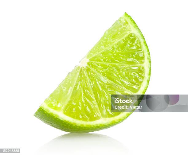 Lime Slice Stockfoto und mehr Bilder von Fotografie - Fotografie, Freisteller – Neutraler Hintergrund, Frische