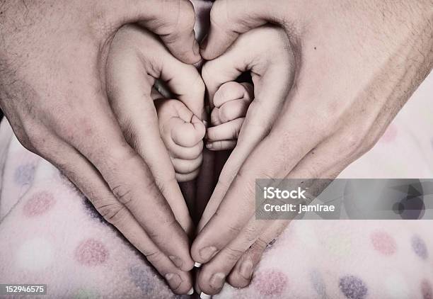 Family Heart With Hands Crossprocessed Stock Photo - Download Image Now - Adult, Baby - Human Age, Brown Hair
