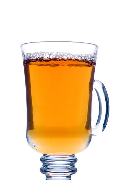 istock Transparent glass of tea 152947454