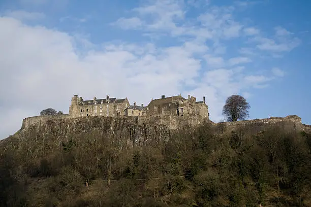 Stirling Castle on a clear winter day.