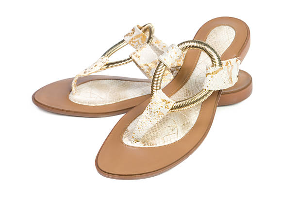 Women's summer sandals stock photo