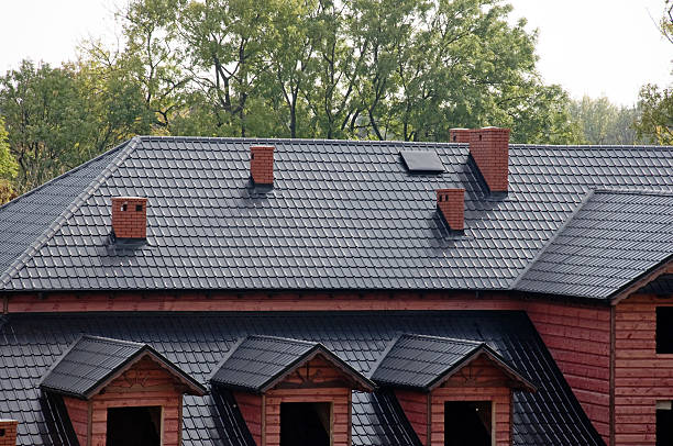 istock Roof of new building 152947767