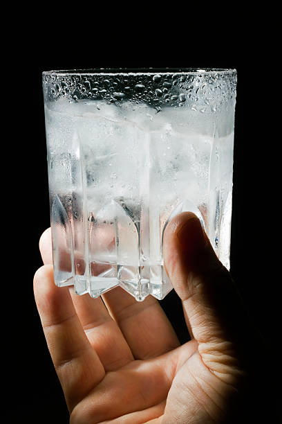 glass of vodka
