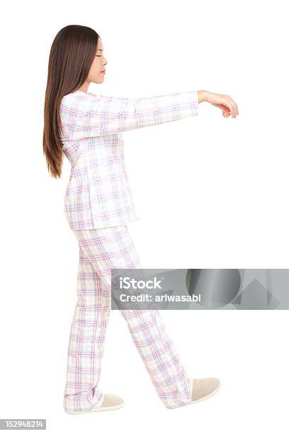 Sleeping Sleepwalking Woman Stock Photo - Download Image Now - Sleepwalking, Zombie, Walking