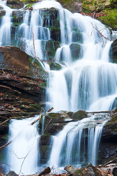 istock Waterfalls on Rocky Autumn Stream 152950022