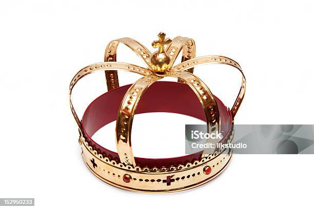 Golden Corona - Fotografie stock e altre immagini di Corona reale - Corona reale, Gotico, Re - Nobile