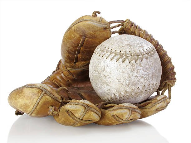 de basebol - baseball baseballs isolated dirty imagens e fotografias de stock