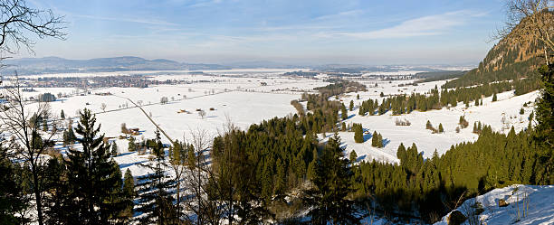 Alps mountain panorama stock photo