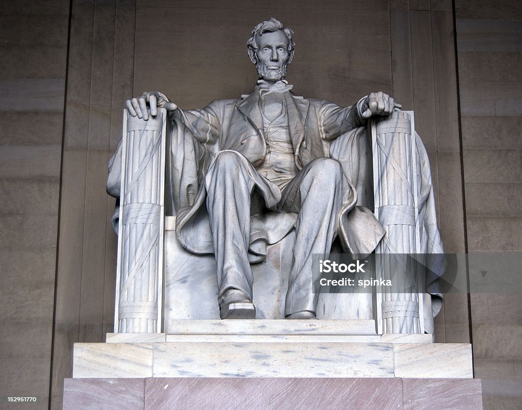Statue d'Abraham Lincoln - Photo de 4 juillet libre de droits
