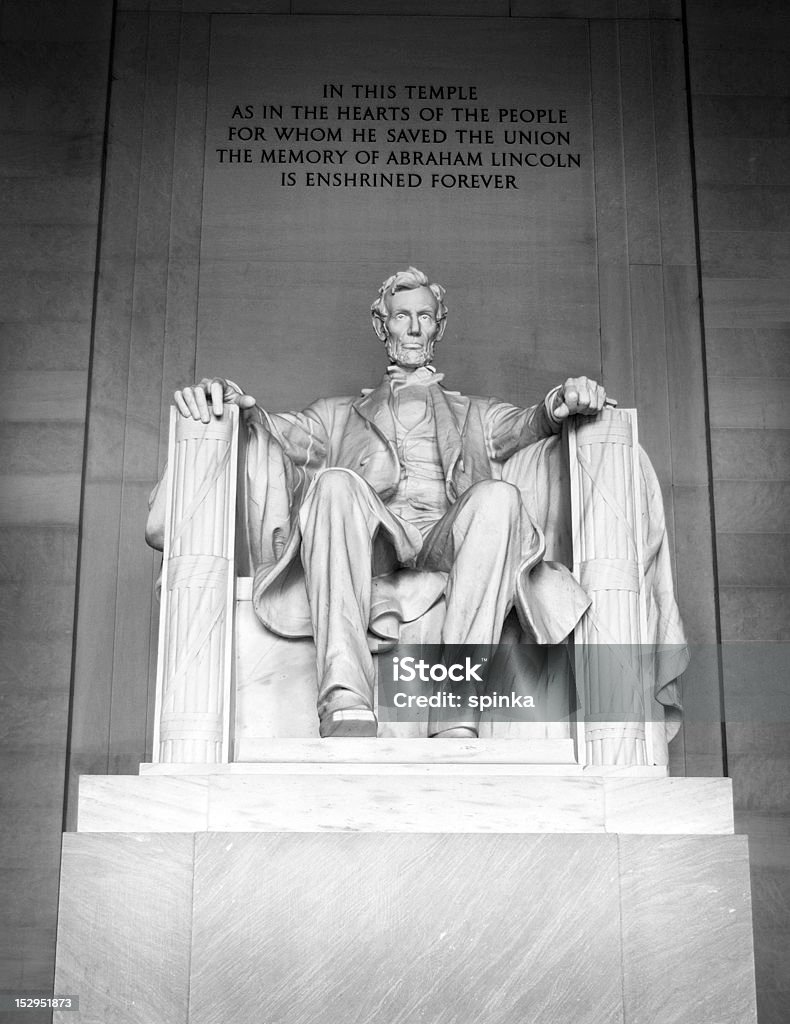 エイブラハムリンカーンの像 - アメリカ南北戦争のロイヤリティフリーストックフォト