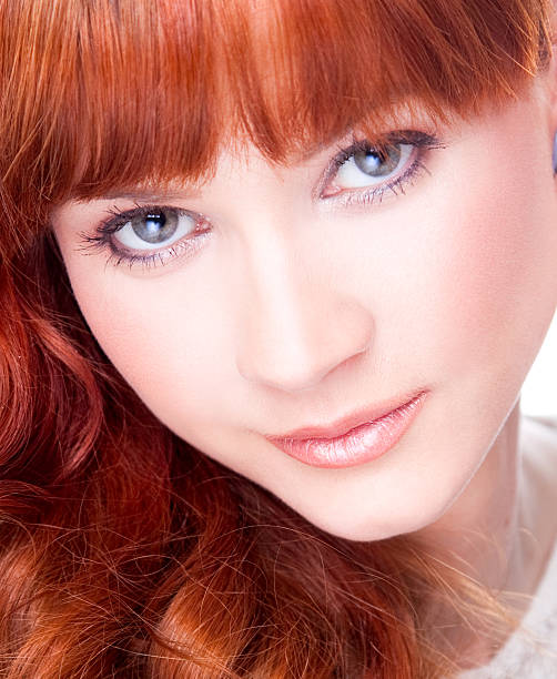 istock Beautiful young woman with blue eyes 152951953