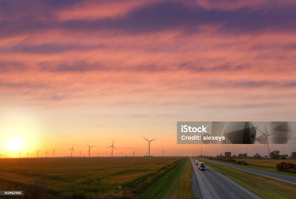 Energía de viento - Foto de stock de Indiana libre de derechos