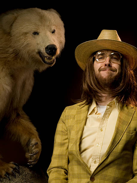 istock Nerdy Cowboy with His Pet Bear 152952562