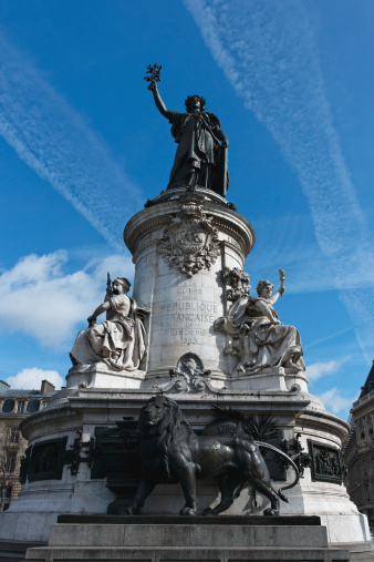 Statue Place de la Republique, Paris