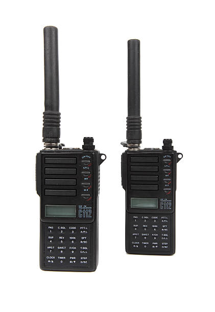 walkie talkie wt87 - uhf fotografías e imágenes de stock