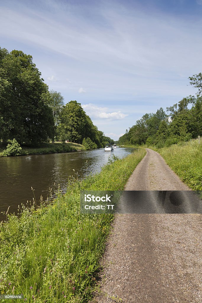 Canal road - Lizenzfrei Baum Stock-Foto