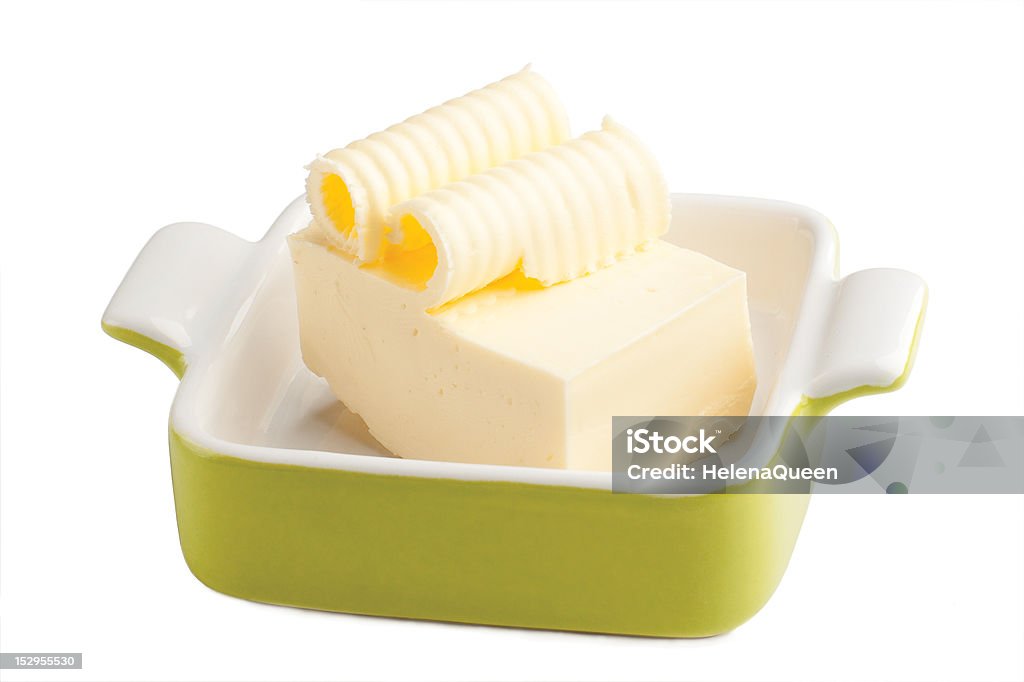 Butter mit locken - Lizenzfrei Butter Stock-Foto