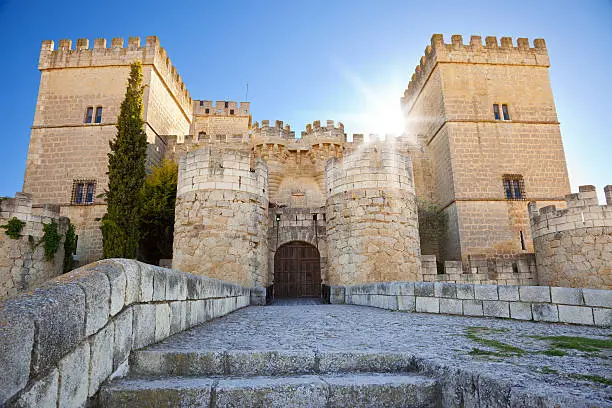 Little medieval castle in the province of Palencia, Spain. EOS 5D MarkII