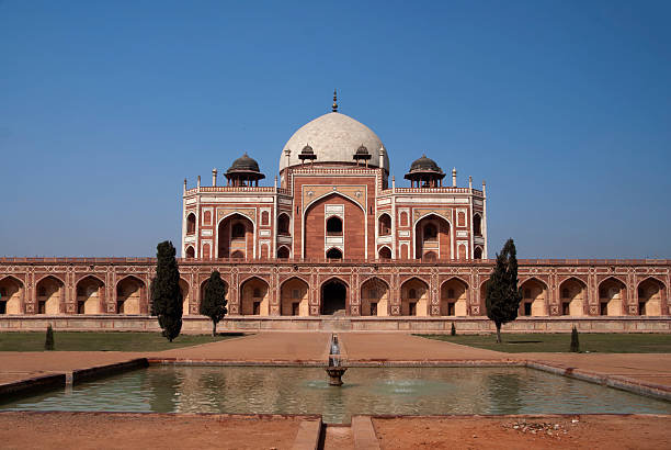 istock India, Delhi: View of the Humayun tomb on its platform. 152956640