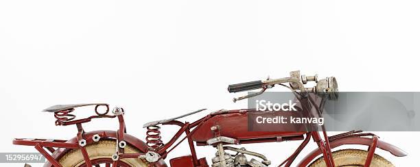 Tin Motorcycle Model Stock Photo - Download Image Now - Motorcycle, Old-fashioned, Retro Style