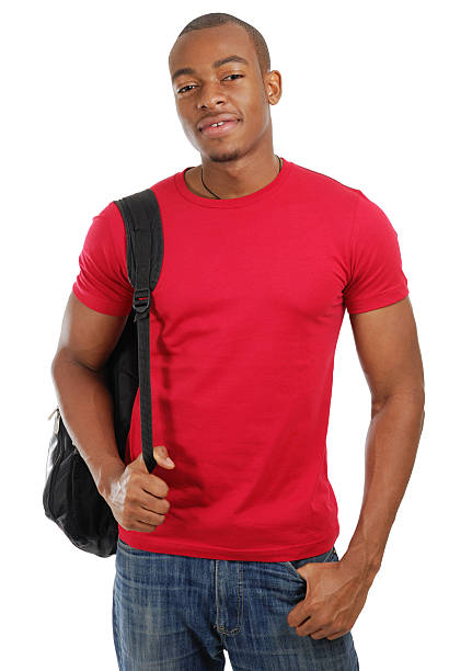 istock African american student with bag 152958201
