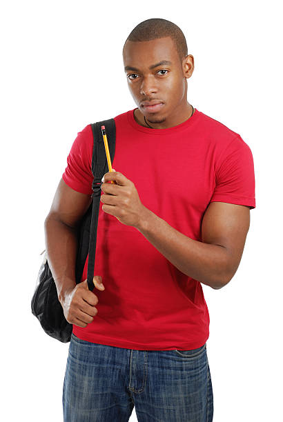 istock African american student with bag 152958443