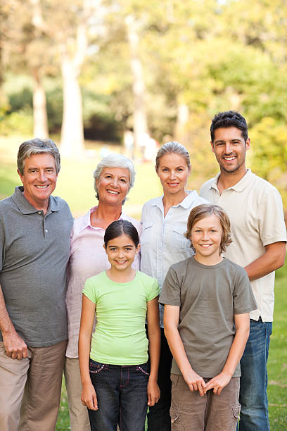 istock Family in the park 152959030