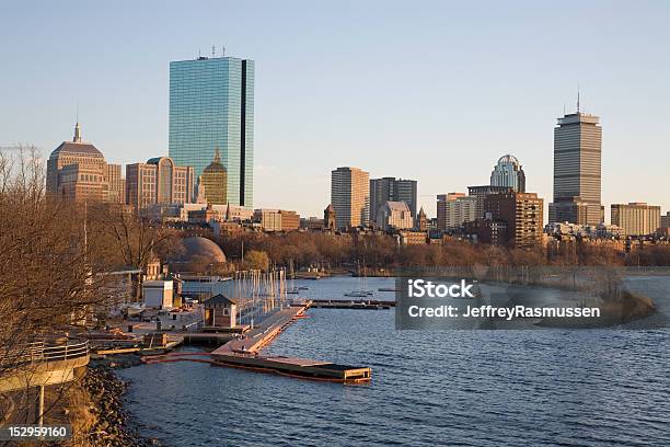 Boston Back Bay Skyline Stockfoto und mehr Bilder von Außenaufnahme von Gebäuden - Außenaufnahme von Gebäuden, Back Bay, Bauwerk