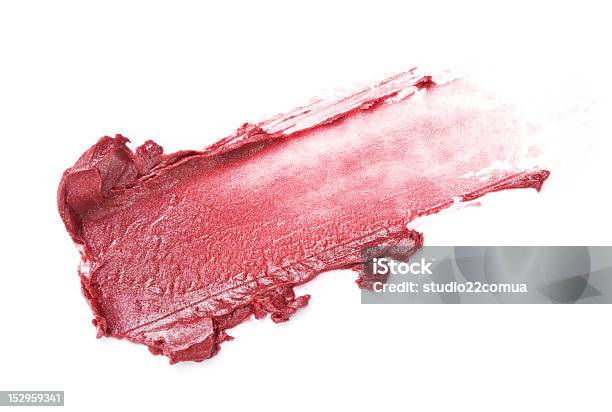 Smears Of Lipstick Stock Photo - Download Image Now - Beauty, Beauty Product, Cut Out