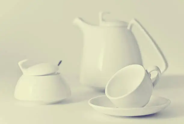 White tea-service
