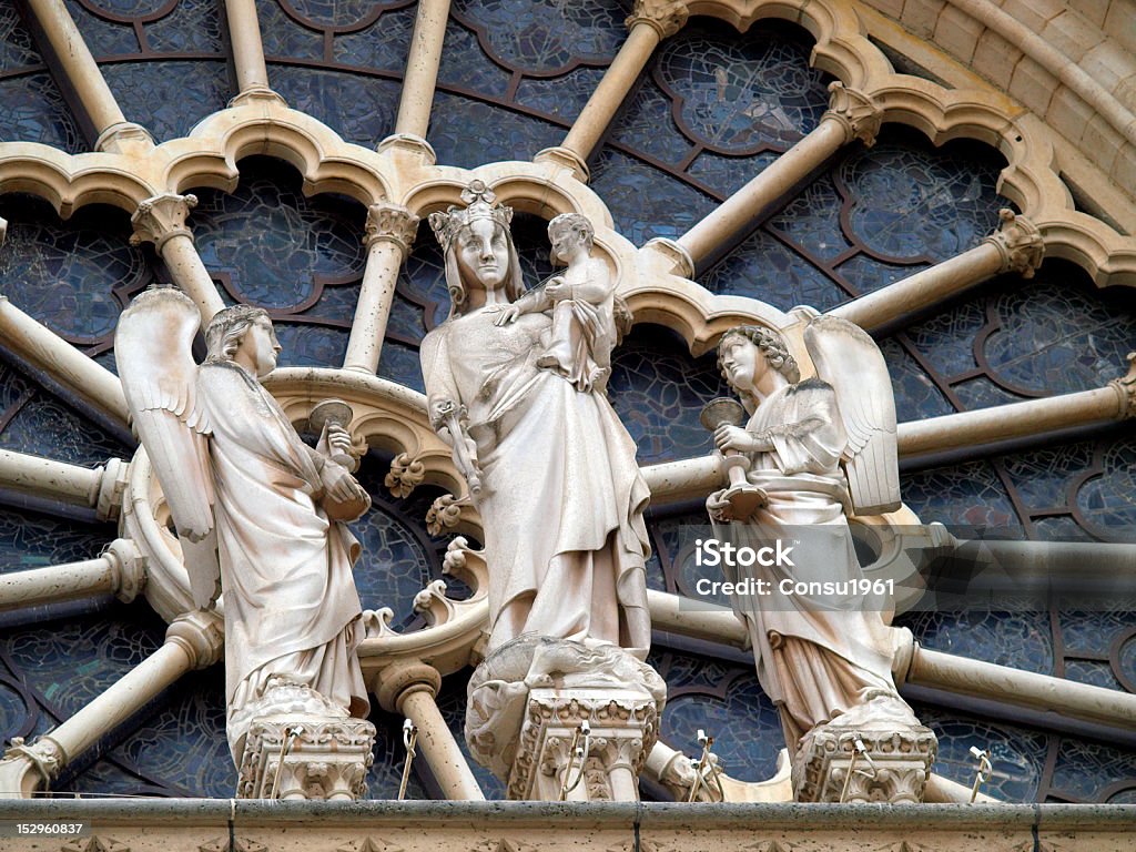 Notre Dame - Foto de stock de Arcángel libre de derechos