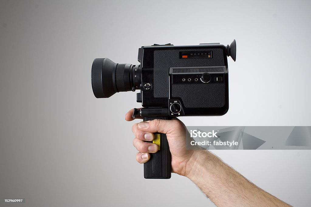 hoog verraad Storing Action On 8mm Vintage Camera Stock Photo - Download Image Now - Activity,  Antique, Black And White - iStock