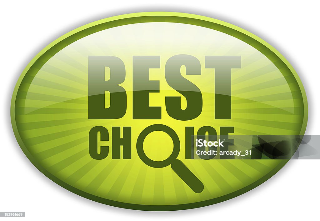 Melhor escolha ícone - Foto de stock de Comércio - Consumismo royalty-free