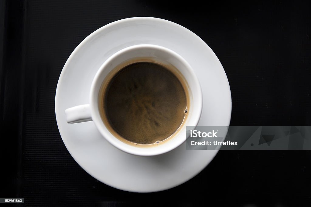 Над головой с чашкой кофе - Стоковые фото Абстрактный роялти-фри