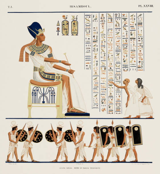 istock 19th Century Depictions of Ancient Egyptian Paintings. 1529622973